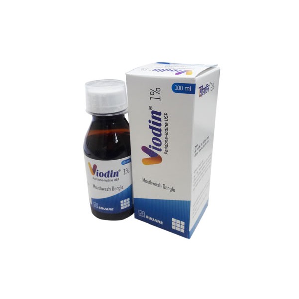 VIODIN 100ml Gargle & Mouthwash.